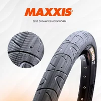 Neumático de bicicleta MAXXIS Hookworm 26x2.5, tipo clincher con aro de alambre para BMX, para uso en calle, parque, vert, flatland, tamaños 20, 24, 26, 27.5 y 29 pulgadas.