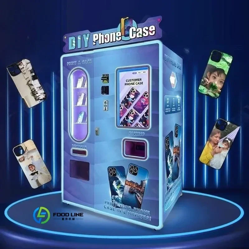 High Profit Commercial Unmanned Phone Case Vending Machine Self Service Phone Case Making Device wholesale price