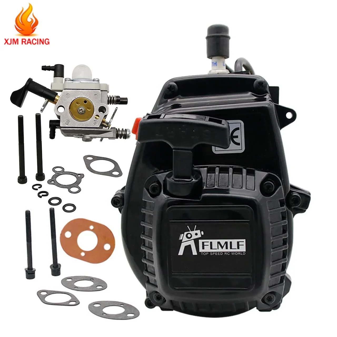 2-takt 4 Bolt 30.5CC 10HP,29CC 9.5HP,32CC 11HP Concurrentie Reed Case Motor voor 1/5 Hpi Rofun Rovan Km Baja LT FG Rc Auto Onderdelen