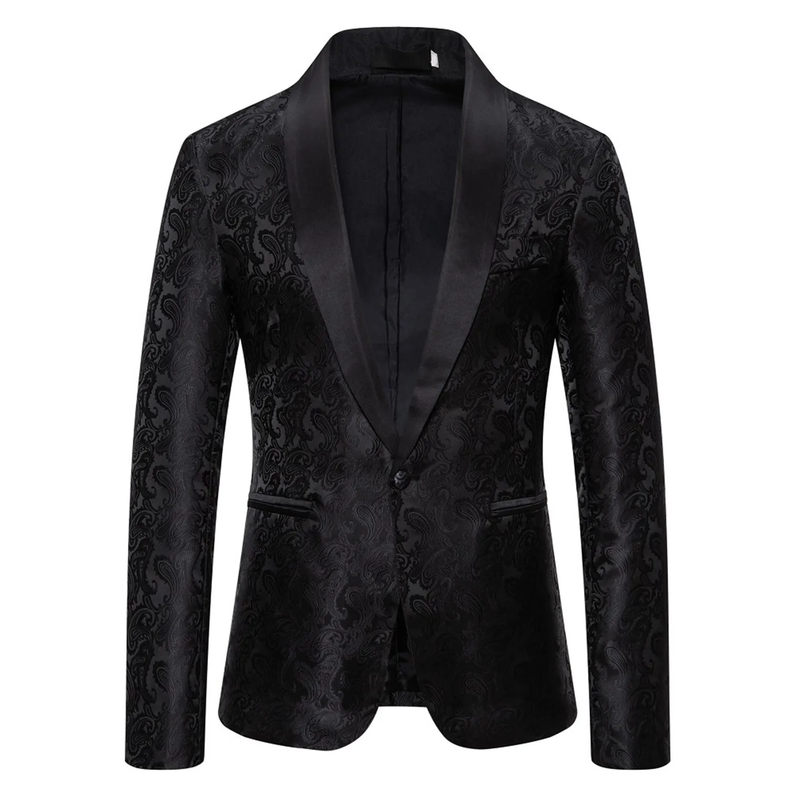 Men Embroidery Blazer Designs Plus Size Black Velvet Gold Sequined Suit Jacket DJ Club Stage Party Wedding Clothes Jacket Suit