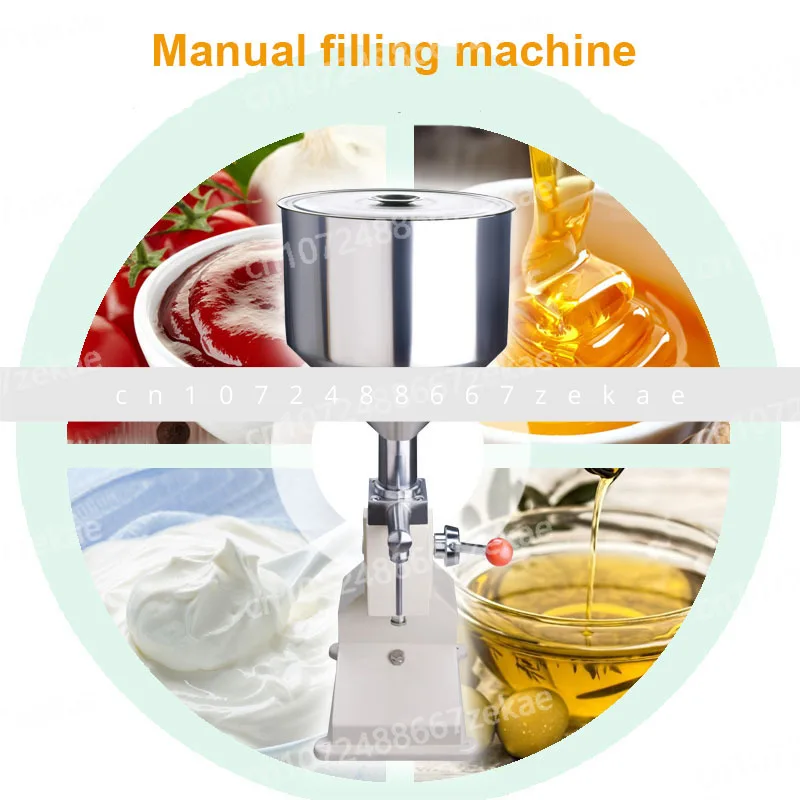 

Stainless Steel Adjustable Manual Liquid Honey Filling Machine for Quantitative Packaging of Liquid Paste for Paste Cosmetic Oil