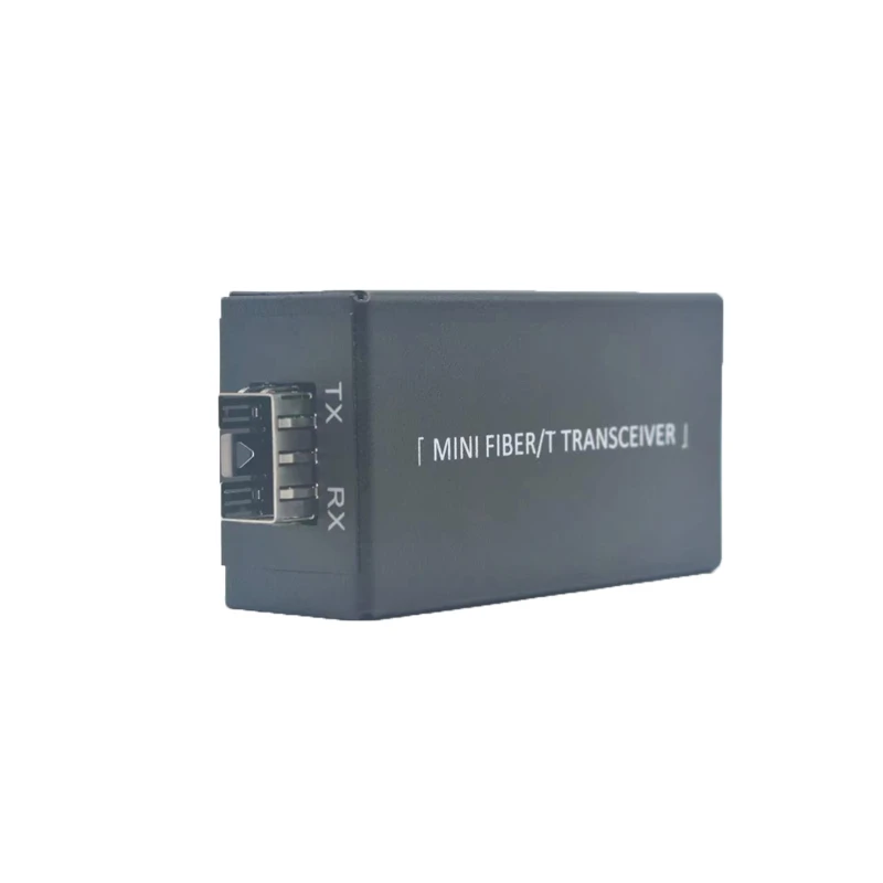مفتاح ألياف إيثرنت جيجابت لكاميرات IP ، 1 SFP إلى 1 RJ45 UTP ، حجم صغير ، محول وسائط