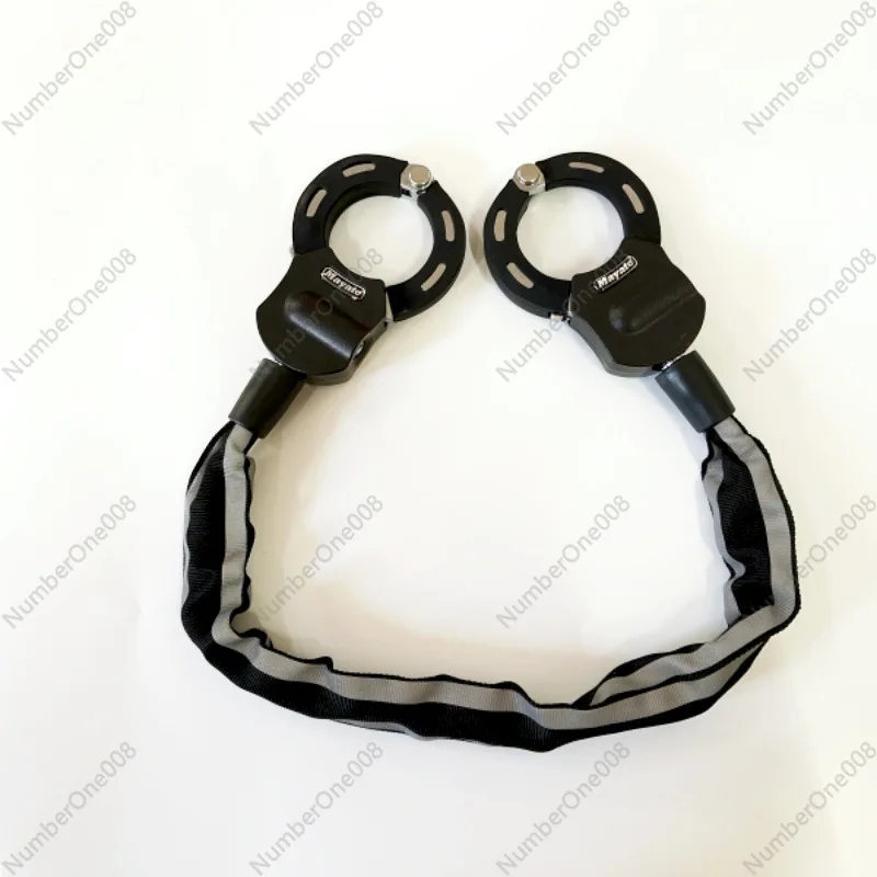 Chain Lock Cloth Chain Lock Electric Scooter Anti-theft Lock Copper Core Round Head Chain Mini