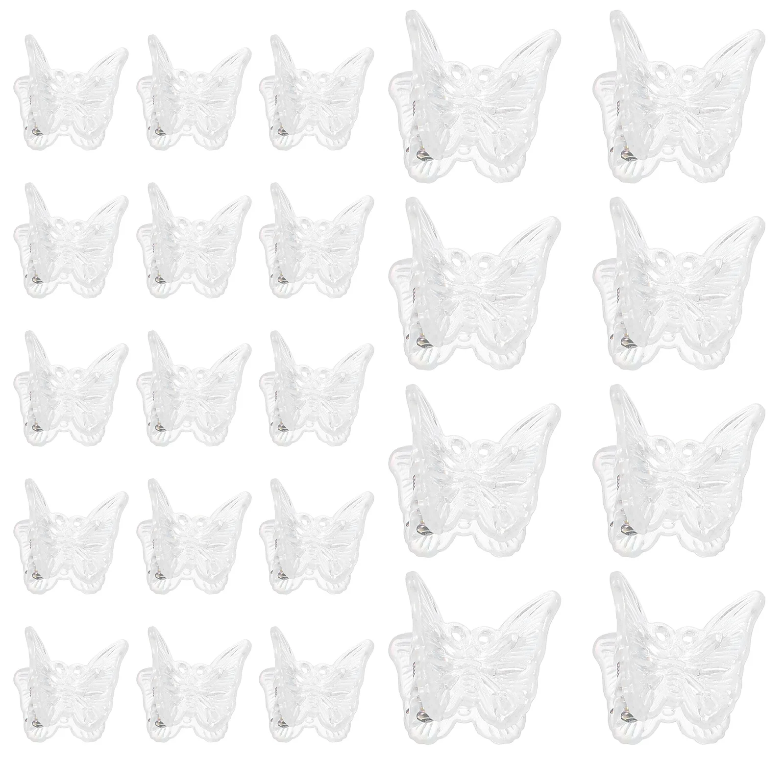 

30 Pcs Hair Accessories Claw Clip Butterfly Shaped for Modeling Clips