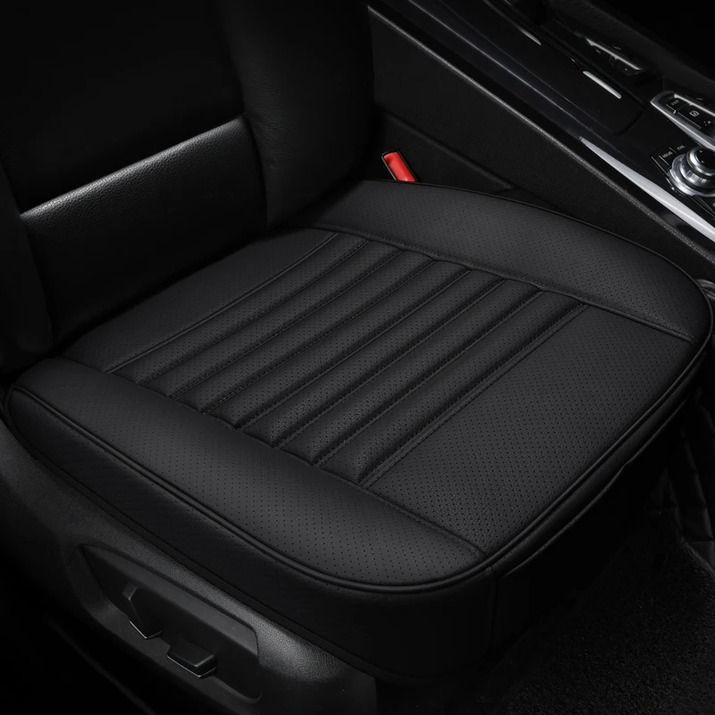 Car bamboo charcoal seat cushion, single piece without backrest, fully wrapped seat cushion, all season breathable seat cushion