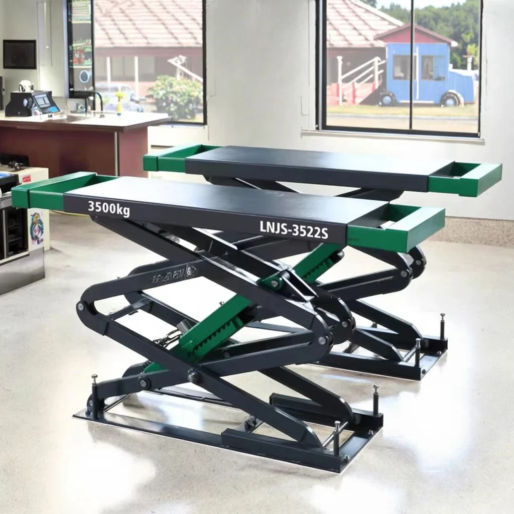 Uniliner ULJS-3522 3500kg Inground Hydraulic Auto Lift Scissor Car Lift Scissor Automotive Car Scissor Lift CE Garage Equipment