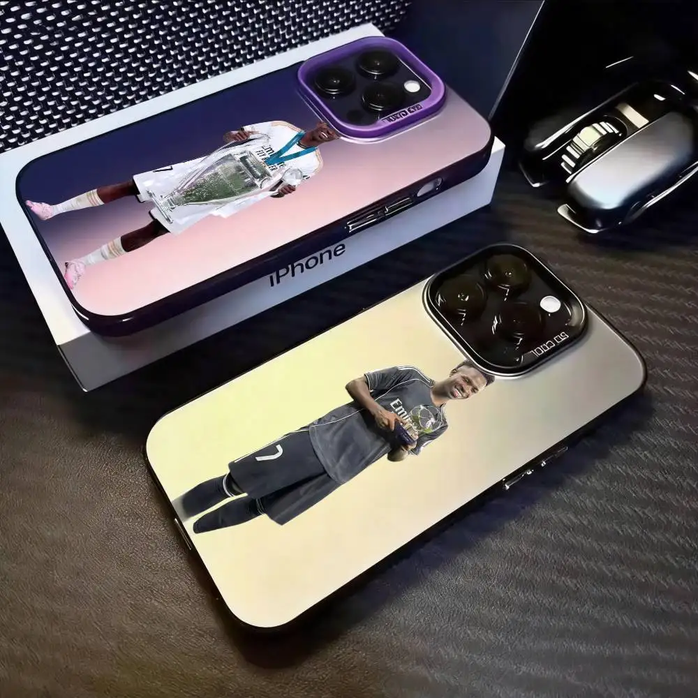 

Vini Jr Glossy Luxury Printed Phone Case For IPhone 11/12/13/14/15/16/17 Plus, Pro, Pro Max & Air