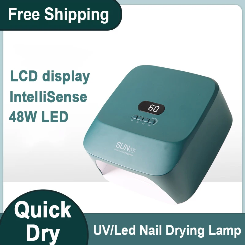 Lampada per unghie professionale a Led Uv asciugatrice per smalto Gel lampada a Led Uv 48w macchina per Manicure per tutti gli smalti Gel asciugatura rapida spedizione gratuita