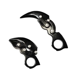 Natural Obsidian Hand Carving Handicrafts Knife Portable Folding Claw Knife Mechanical Claw Knife