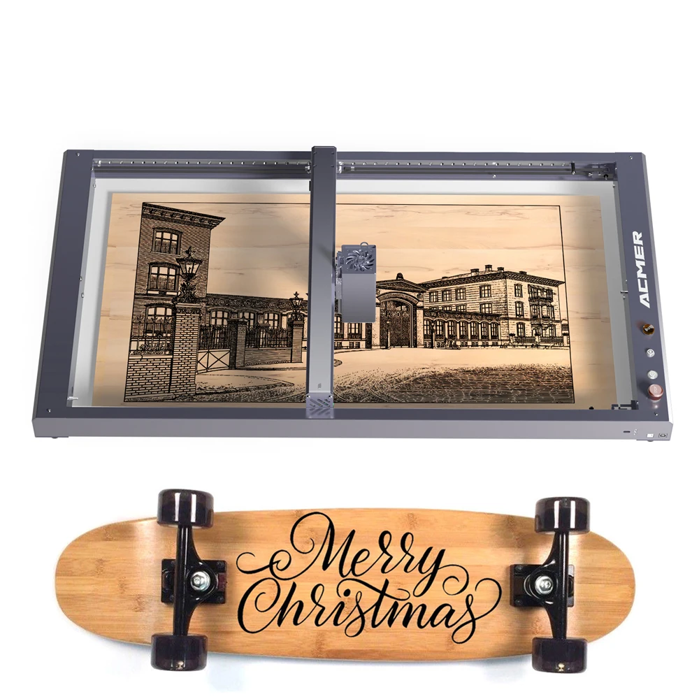 ACMER P2 L80 Incisore Laser Kit Telaio Esteso Telaio In Alluminio Area di Incisione Espansione Doppio Per ACMER P2 Incisore Laser