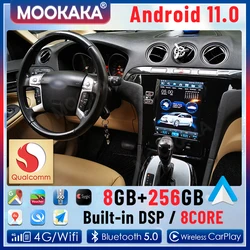 2 Din Android 11.0 8+256G For Ford S-Max Galaxy 2007-2015 Car Radio Multimedia Player Auto Stereo GPS Navi Head Unit DSP Carplay