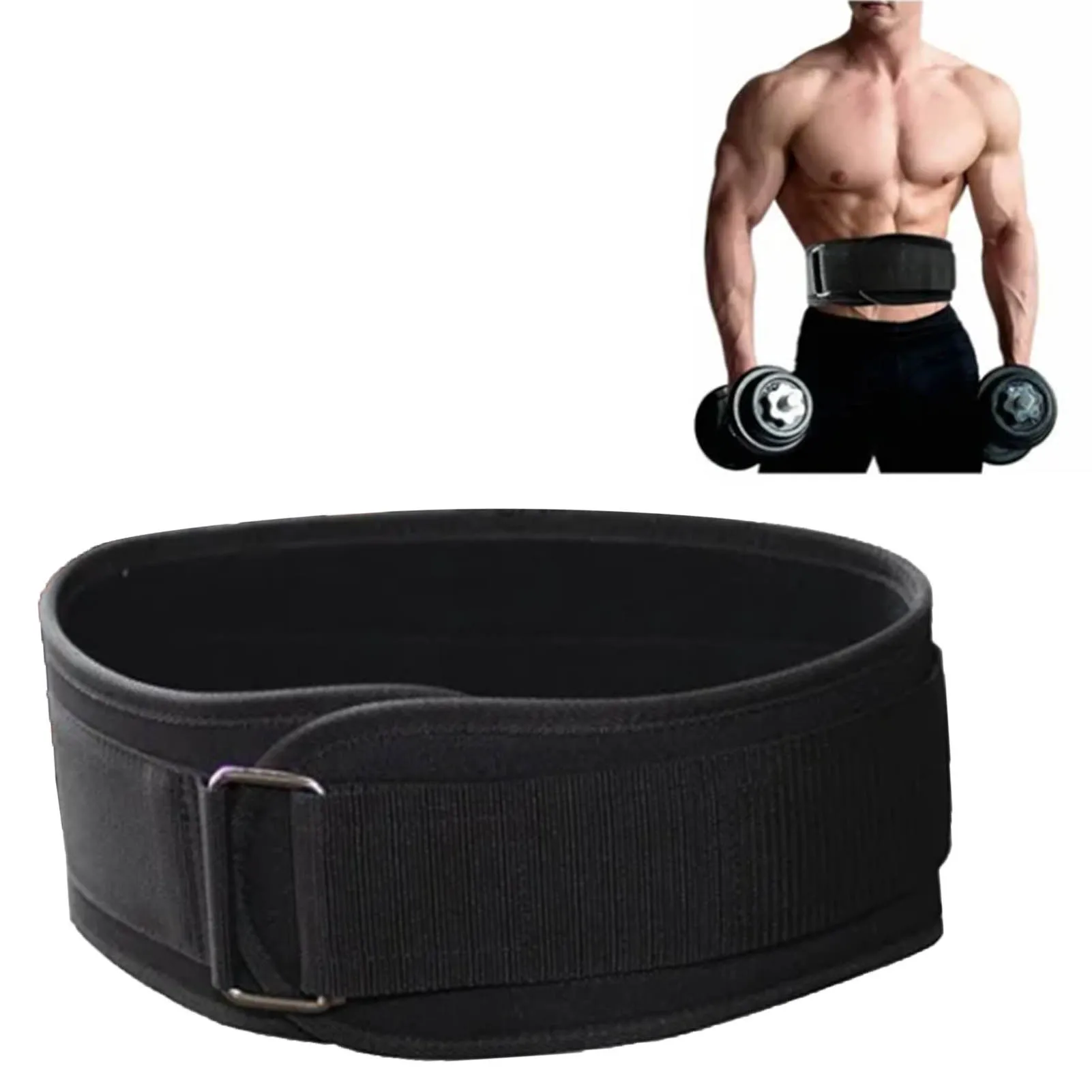 

Training Lifting Belt Dirt Resistant Lifting Belt Strong Support Breathable Comfortable Regulable Design for Daily Use for Men