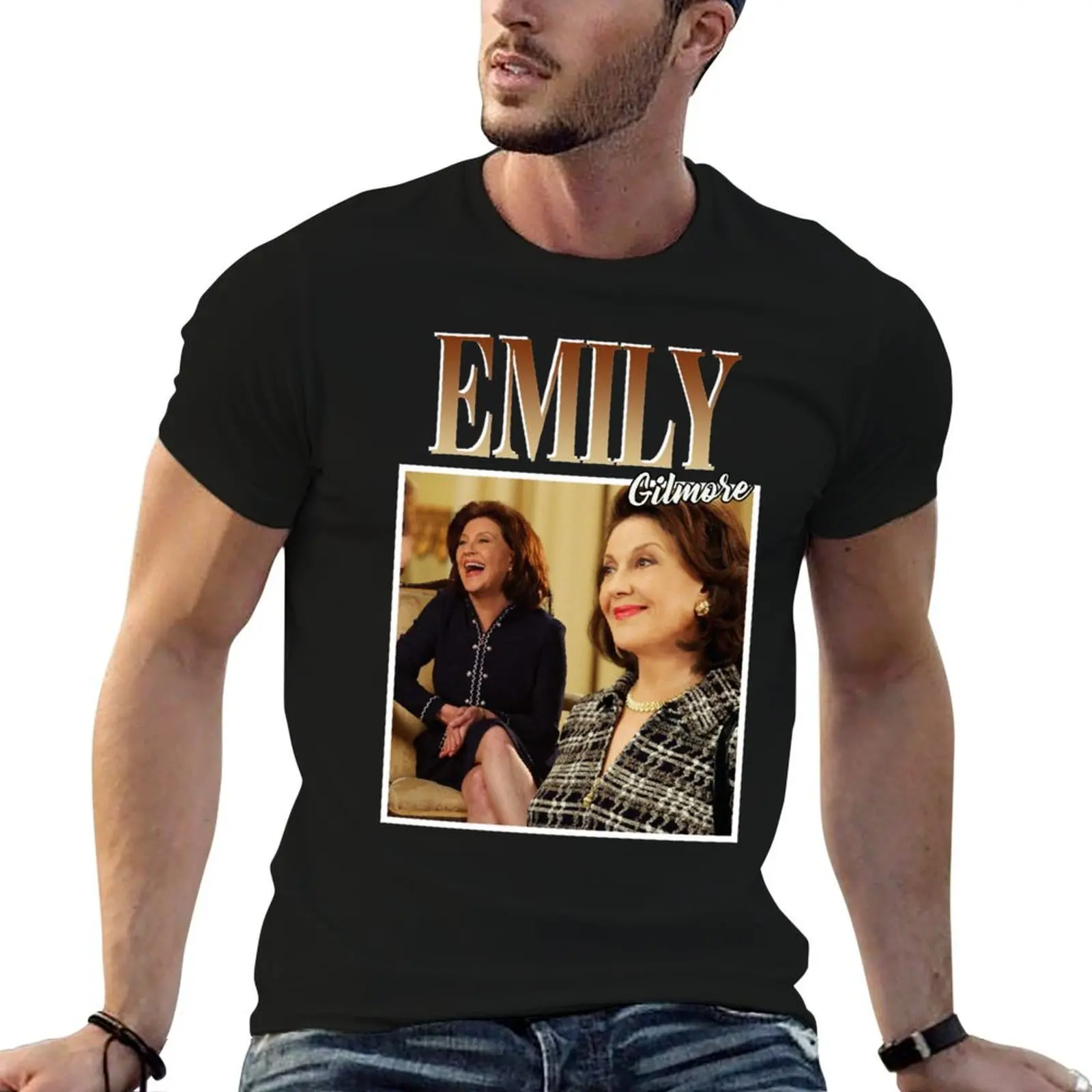 t 90's Emily T-Shirt shirts graphic t brand man men cotton cotton luxury t mens shirt shirt 100% Vintage