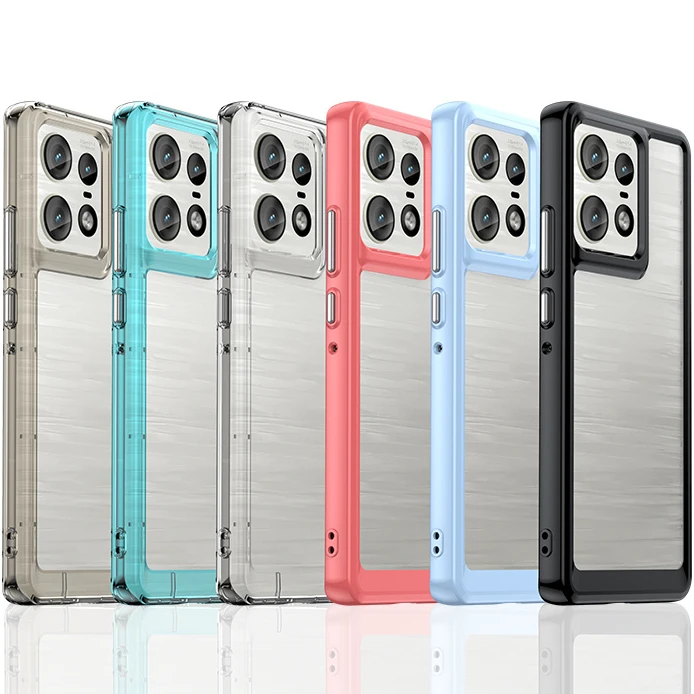 Transparent Colorful TPU Case for Motorola Moto Edge 50 Pro 40 Neo Fusion Ultra Protective Cover Clear Coque Shell Fundas Capa