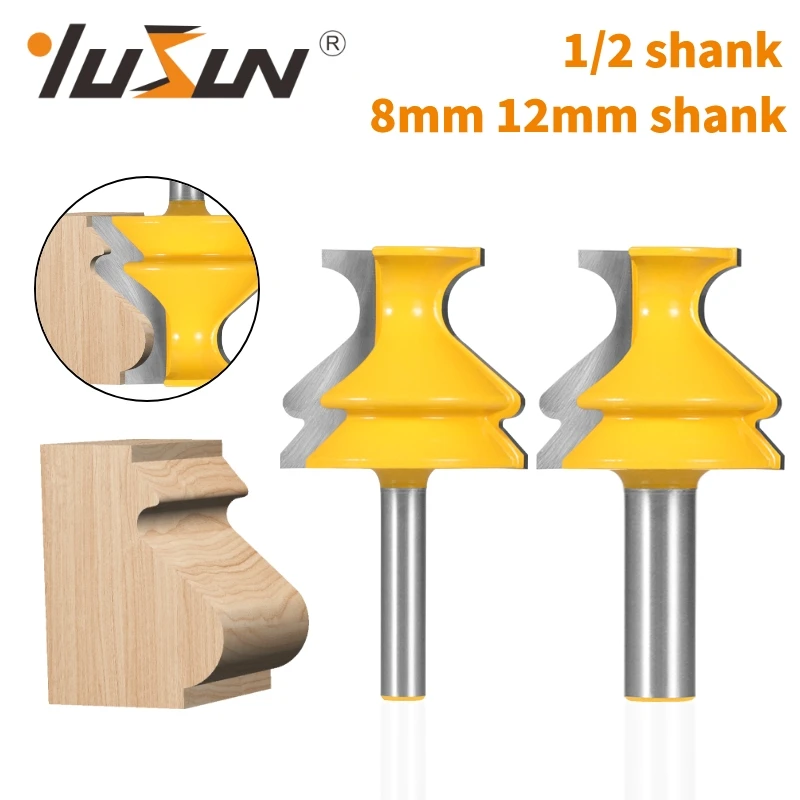 YUSUN Door Lip Bit Router Bit Alloy Carbide Cutters Woodworking Milling Cutter For Wood Bit Face Mill Tools