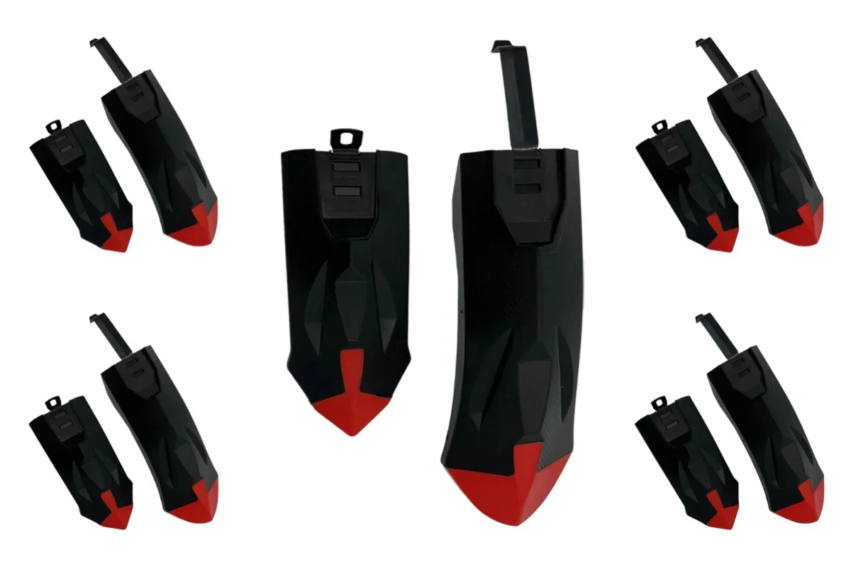 

5 Pair Bike Mudguard Front And Rear Mud Guard For 14/16/18 Inches Childrens Bike Red Green Easy Installation Cycling Accessories