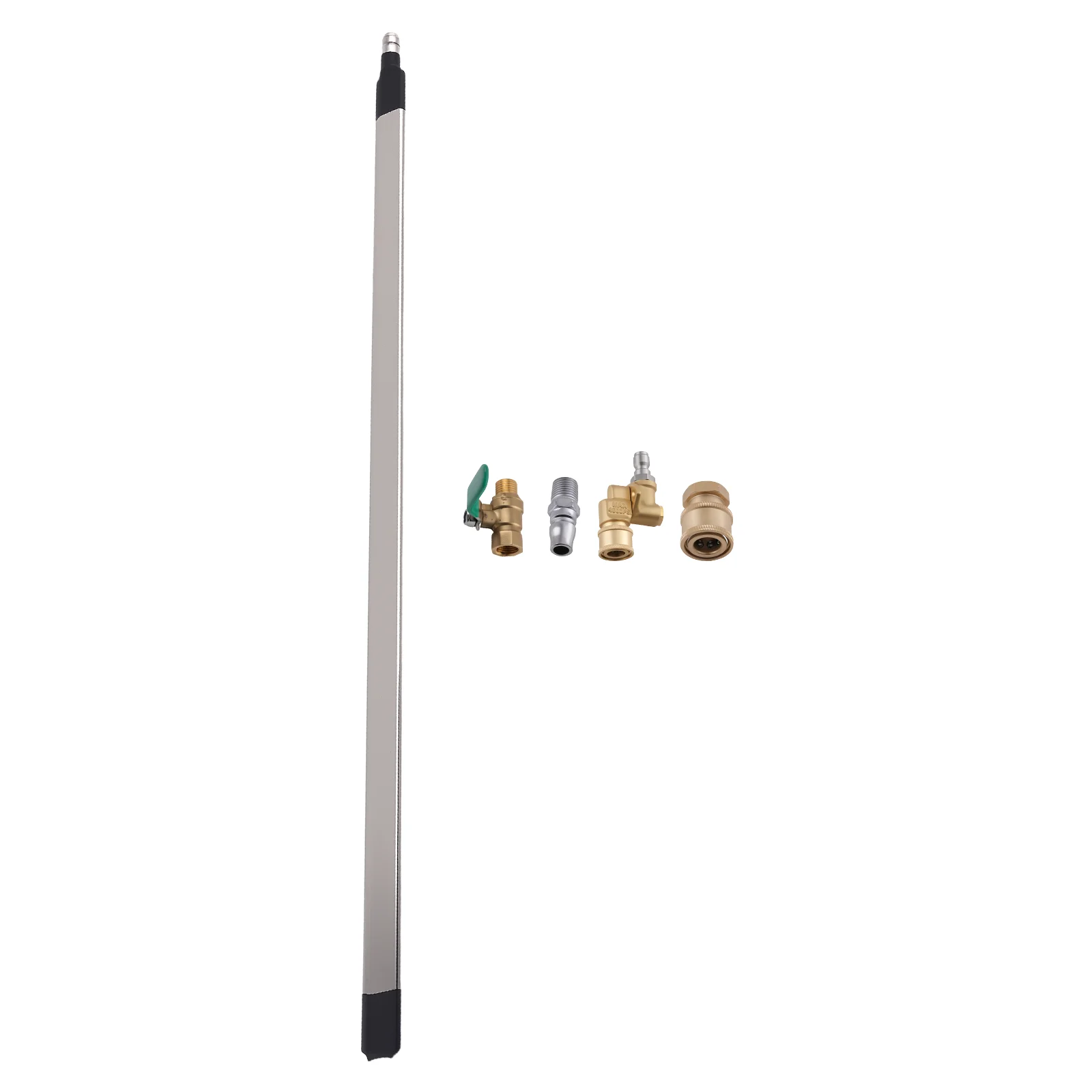 

High Pressure Cleaning Wand Radiator 24in Stainless Steel Flush Tool 25° Nozzle