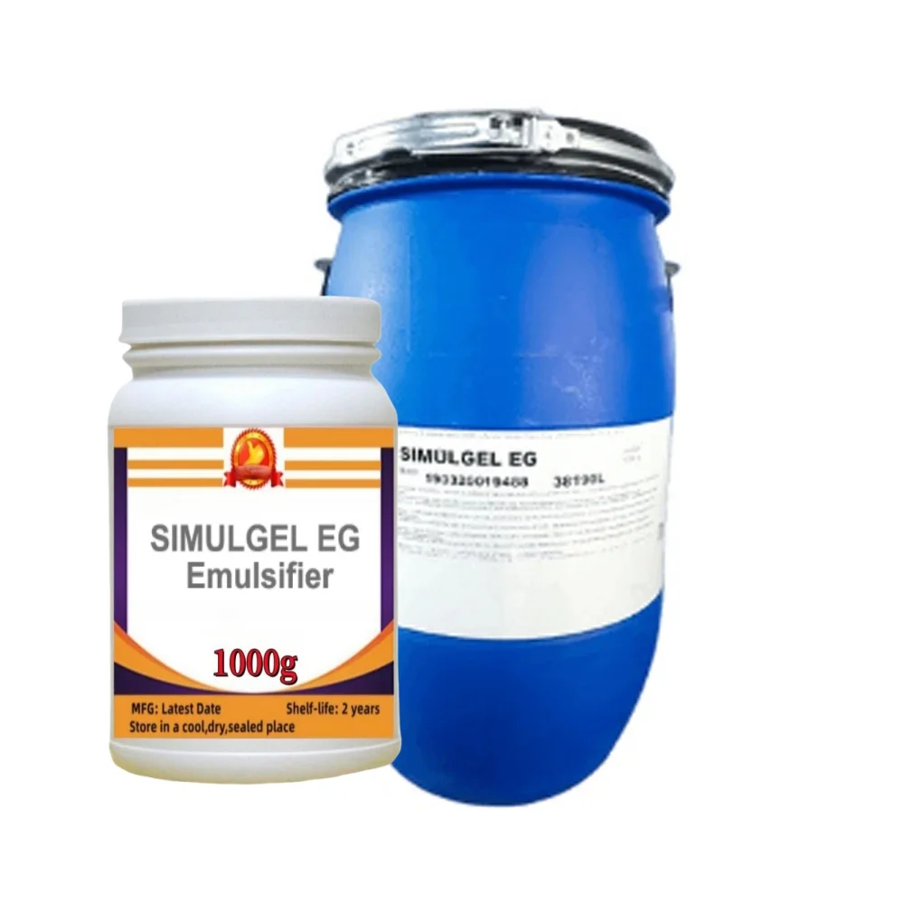 Hot Sell Seppic Simulgel Eg Emulsifier Thickener Simple Emulsifier For Lotion Cosmetic Material