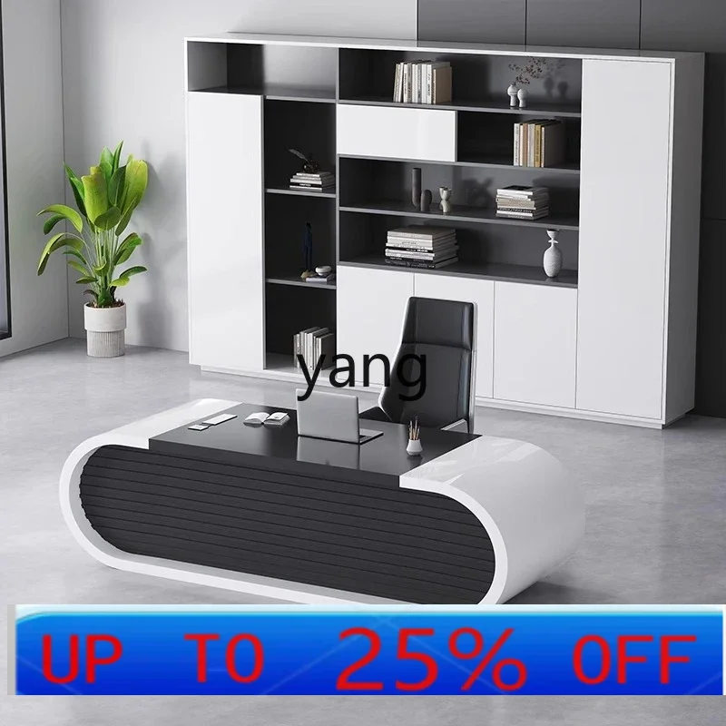 

LTT paint boss table manager table supervisor fashion creative table and chair combination