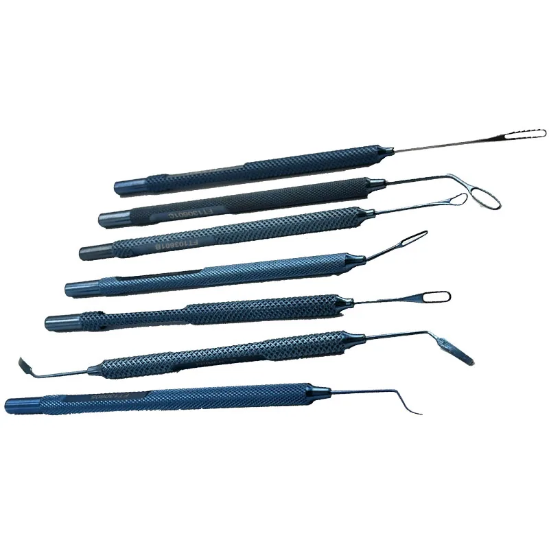 Kansas Lens Loop Nucleus Dividers Titanium Hook with Loops Ophthalmic Surgical Instrument Tools