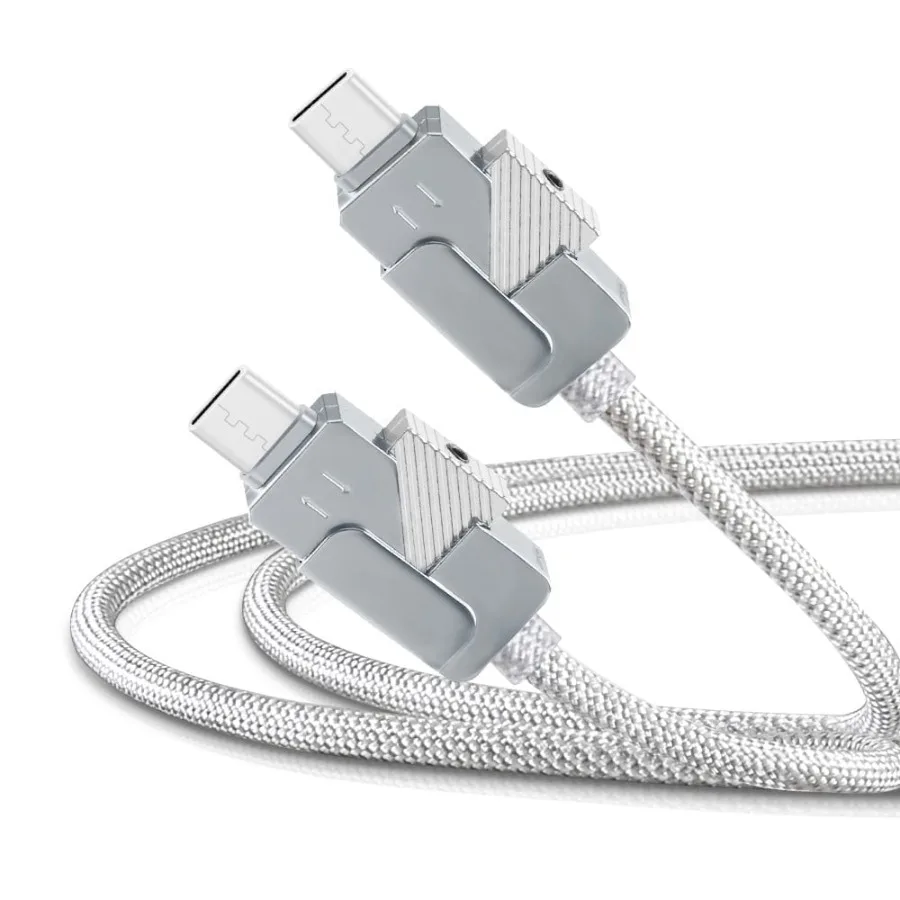 Fast Charger Type C Cord USB C Cable for Samsung Galaxy iPhone 15/16, 6 FT USB 2.0, Gray