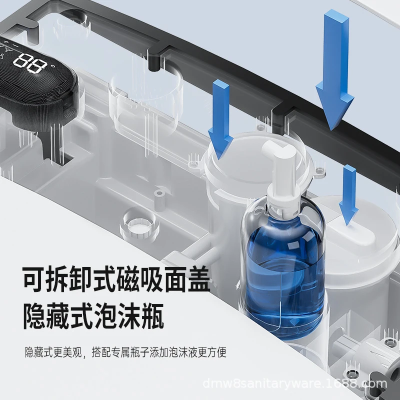 

Компактный унитаз для небольших помещений, без ограничений по давлению, со встроенным автоматическим подъемным механизмом и мгновенным подогревом.