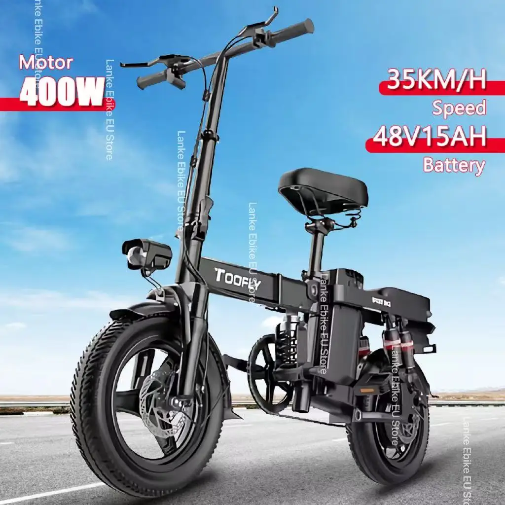 2024 New EU electric bicycles igh range adult 400w Lithium battery ebike with speed 35KM/H Six shock absorbers