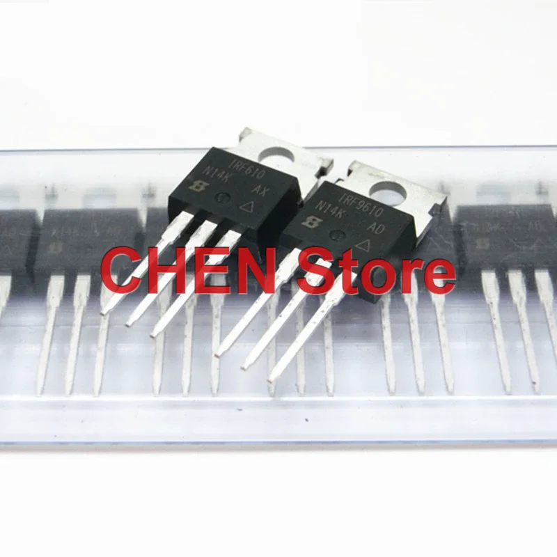 10PCS/10pairs IRF610PBF/IRF9610PBF TO220 Audio power amplifier pair IRF610 IRF9610 Field-effect transistor Integrated IC Circuit