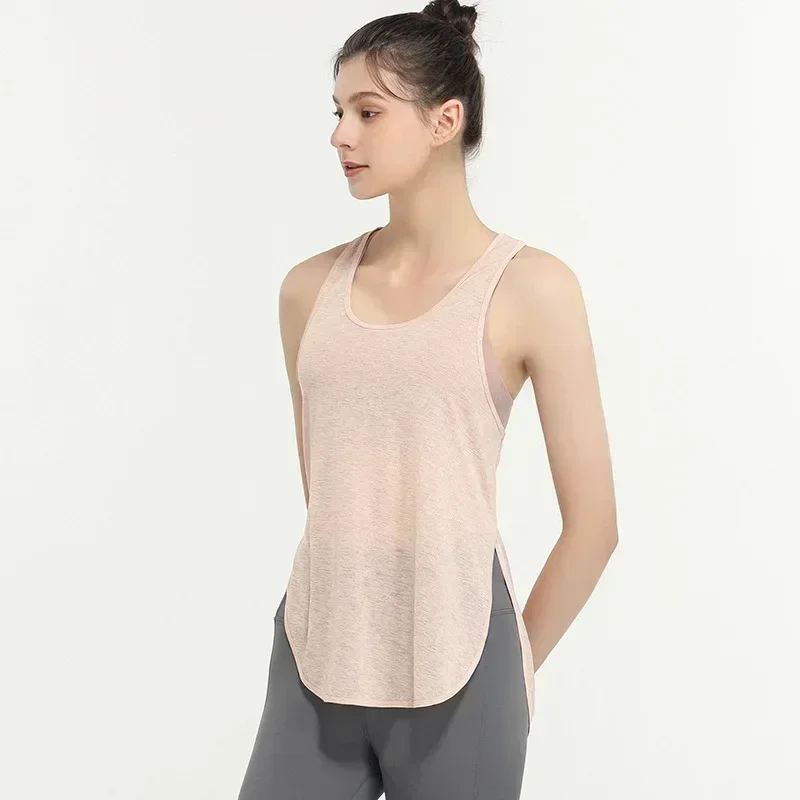 Sports Vests for Women Gym See Through Yoga Fitness Shirt Sports Top Black Running Vest Women's Jogger Shirts Workout Female image 5