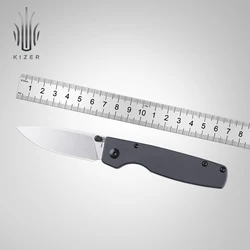 Cuchillo de supervivencia exclusivo Kizer Mojave V3605 Original 2022 nuevo mango de aluminio o cobre con hoja de 154CM cuchillo de bolsillo para exteriores