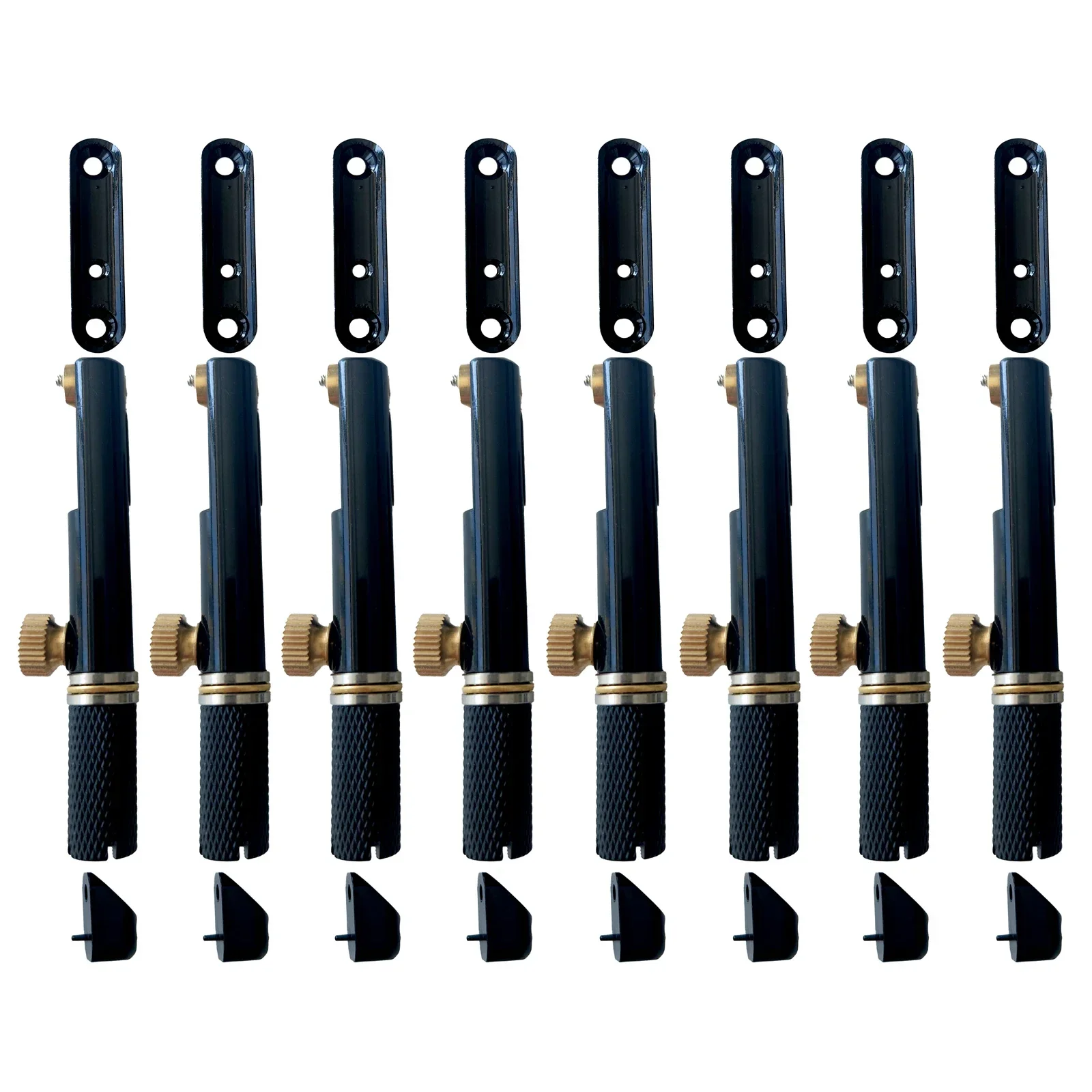 

Stainless Steel Headless Guitar Bridge Set Single Bridge for 1/2/3/4/56/7/8 String Electric Guitar Replacement Parts