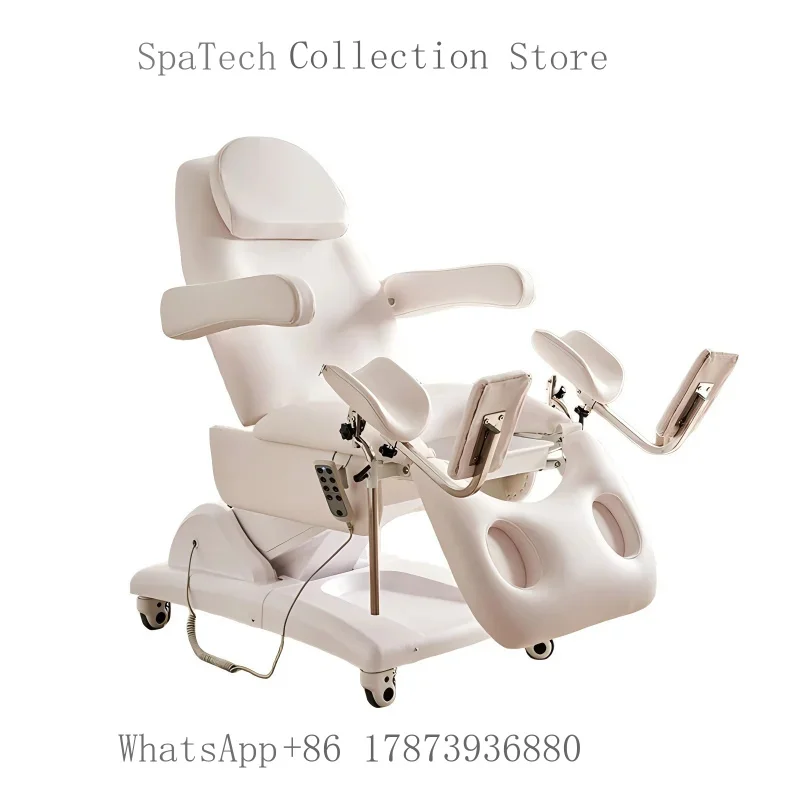 

Electric Hydraulic Adjustable Gynecological Examination Table PU Leather Medical Exam Bed for Clinic Hospital