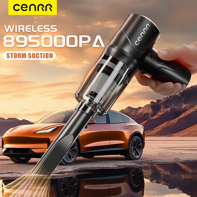 مكنسة كهربائية صغيرة CENRR 998000PA مكنسة كهربائية محمولة لاسلكية أجهزة منزلية محمولة مكنسة كهربائية للسيارة الكهربائية