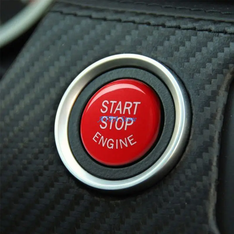 U13C مفتاح إشعال السيارة محرك بدء الضغط على زر دخول بدون مفتاح لـ E90 E91