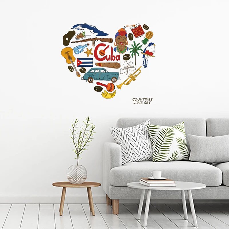 The Love Sticker Can Remove The Creative Wall Sticker For The Living Room Sofa Background Decoration