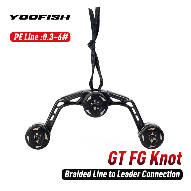 YOOFISH Angelwerkzeuge GT FG PR Knotter Verbindung Knotting Machine Spulenwickler Linien Wire Assist Line Leader Japan Knot Tool