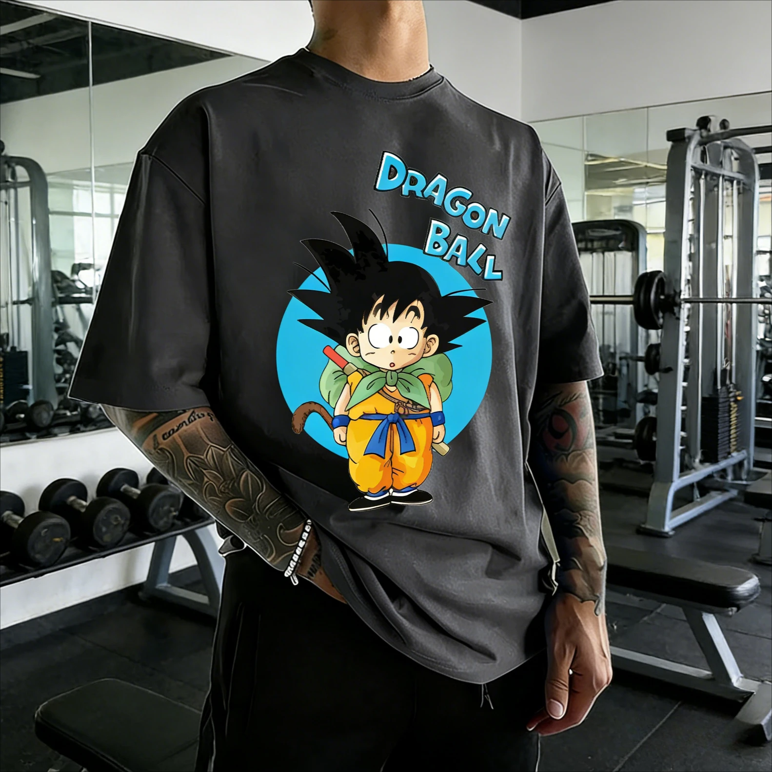 2026 Sommer Bestseller Dragon Ball Anime Muster Familien-Eltern-Kind T-Shirts Hochwertige Kurzarm Harajuku Streetwear Oberteile