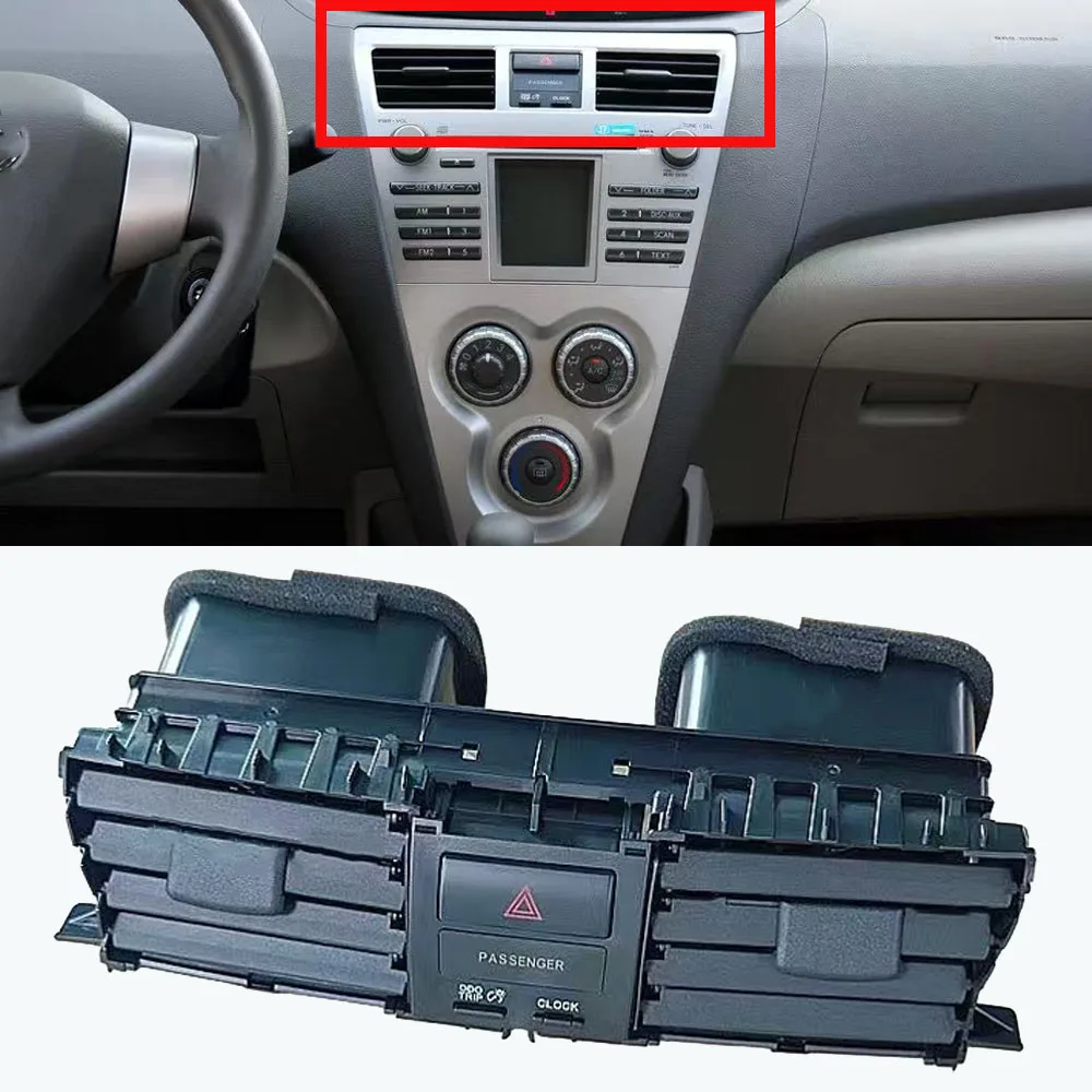 

Car Dashboard Air Conditioner Vent Outlet Panel AC Grille For Toyota Soluna Yaris Vios NCP93 2007 2008 2009 2010 2011 2012