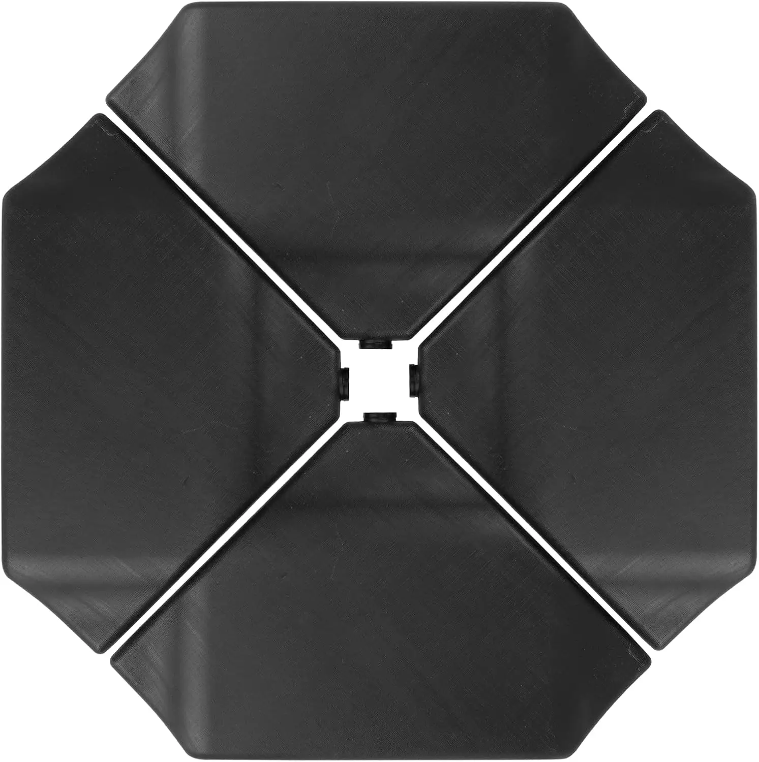 

Umbrella Offset Base Stand 4PCS,Cantilever Umbrella,Sand Filled For Garden Law Backyard,Scratch-Resistant,264lbs Capacity,Black,