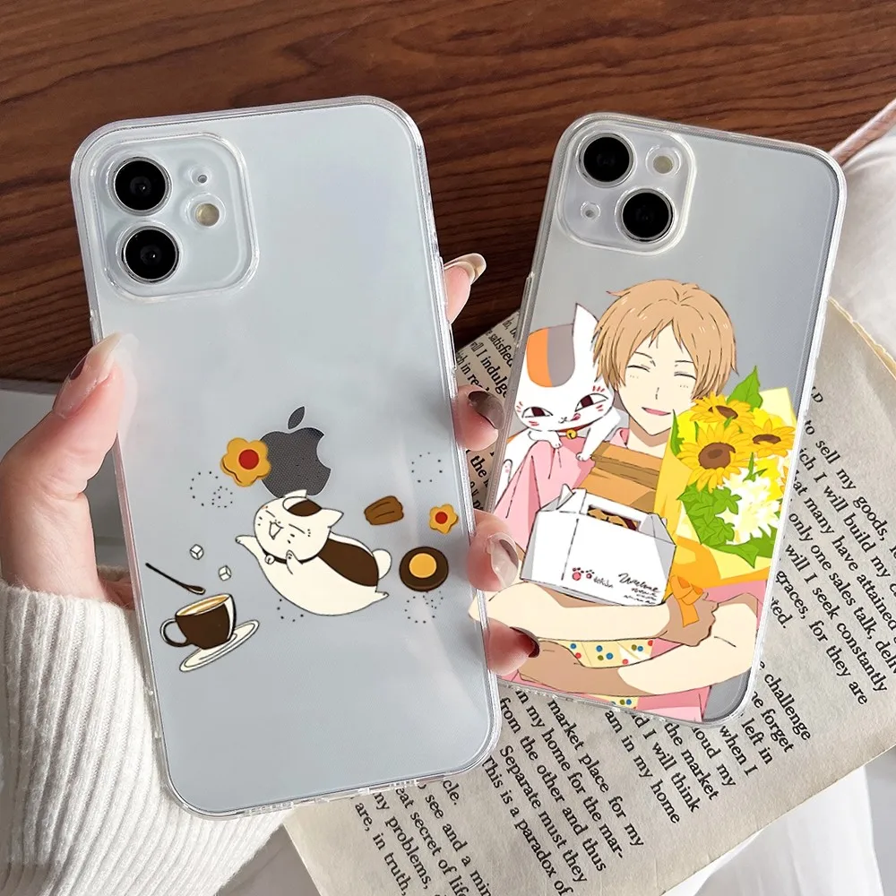 N-Natsumes B-Book Of F-Friends Nyanko Sensei Phone Case For Iphone 16 15 11 13 14 Pro Max 7 8 Plus X Xr Xs Max 12mini Cover