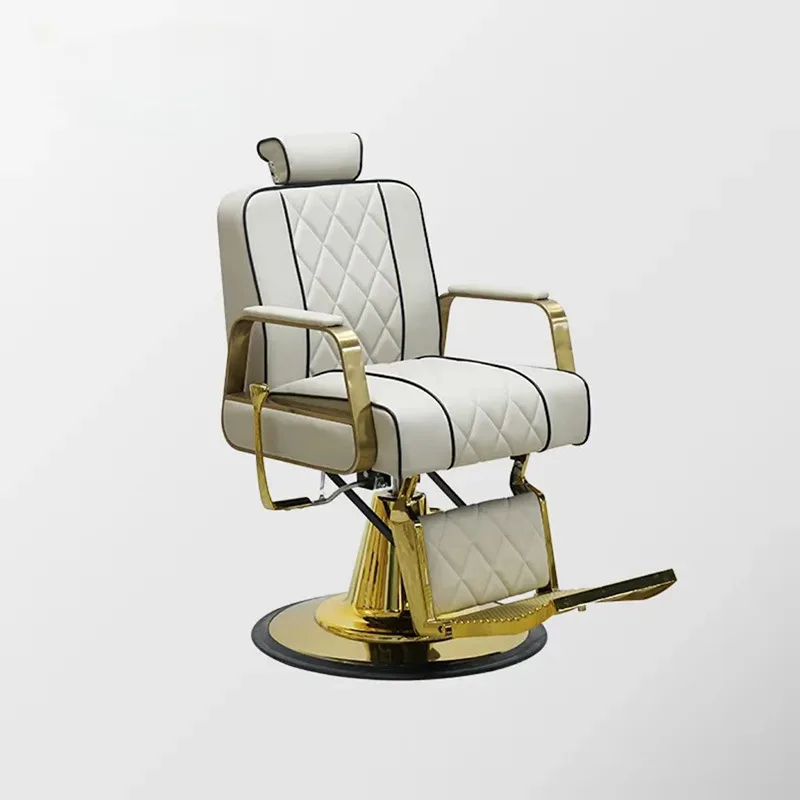 Barber shop hair salon special oil head chair can be lifted and lowered hair trimming retro hair salon stool