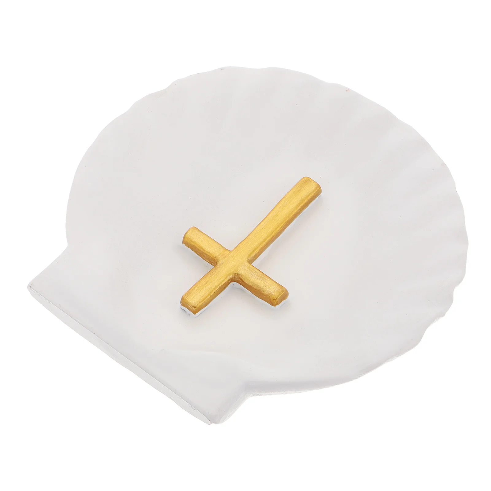 

White Seashell Jewelry Tray Elegant Coastal Ring Dish Organizer Vanity Table Decor Bathroom Photography Display