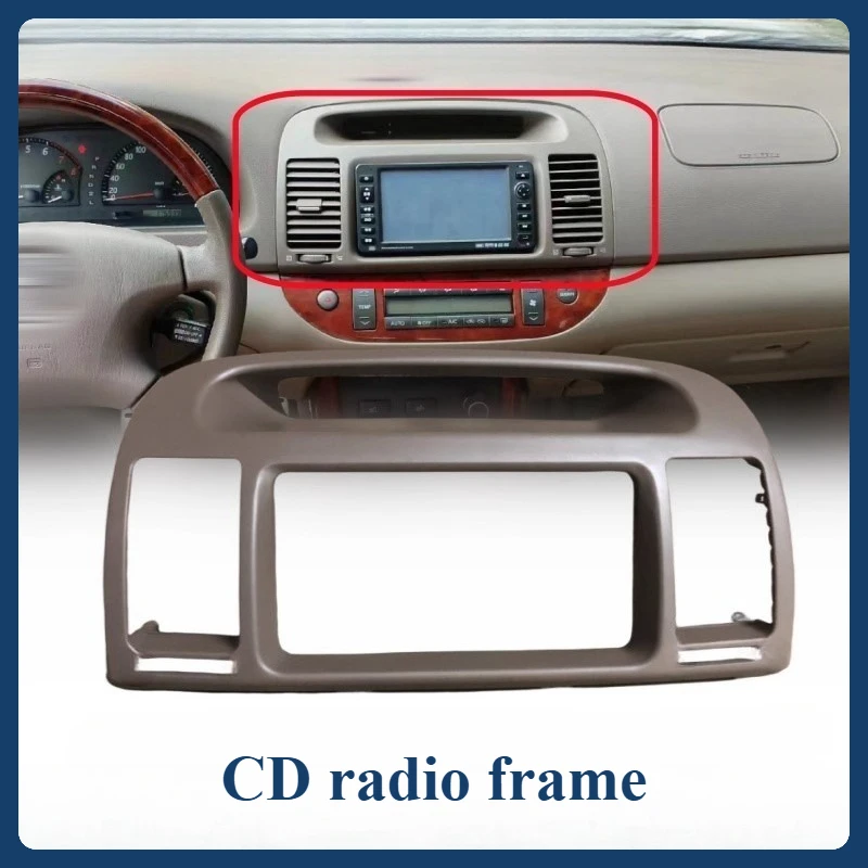 

For Toyota 02-04 Models Camry Instrument Control Center CD Radio Frame Panel Navigation Frame Auto Parts
