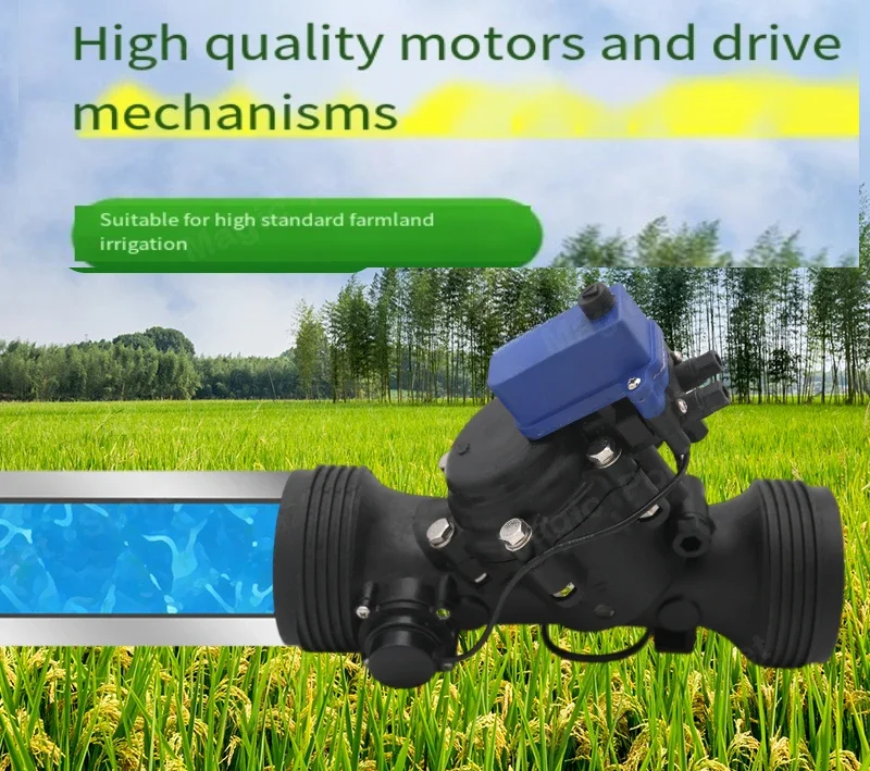 Intelligent irrigation solenoid valve Farmland orchard drip irrigation belt Full set of equipment