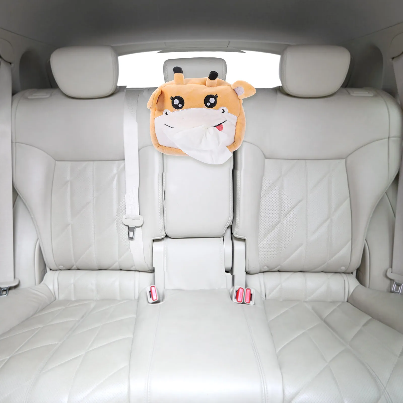 

Animal Car Tissue Box Cartoon Design for Home Office Bedroom Decorative Tissue Holder Living Room Napkin Dispenser Smooth Paper