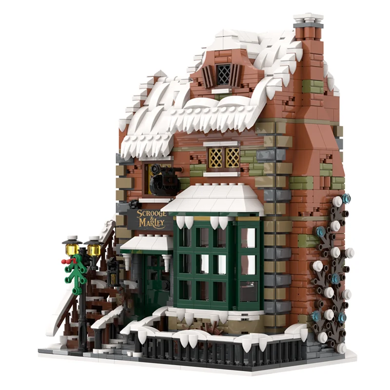 Moc Building Blocks Winter Village Technology Modular Bricks Model  Gifts Christmas Toys DIY Sets Assembly