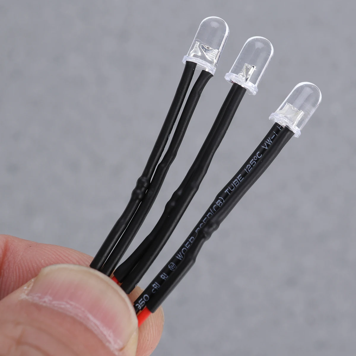 

50pcs 5Mm Led 12V Pre Wired Bright Round Lamp Beads For Rc Cars Led Bulb Flexible Cable Long Service Life