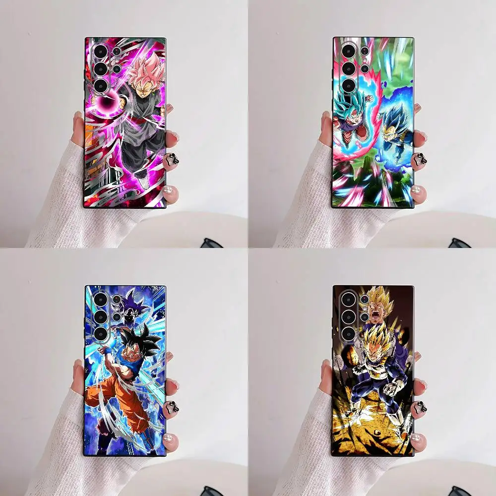 Anime Dragon Ball Phone Case For Samsung S25,S24,S21,S22,S23,S30,Ultra,S20,Plus,Fe,Lite,5G Black Cover