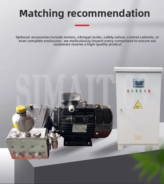 316L Stainless Steel High-Pressure Plunger Pump | Corrosion-Resistant for Leachate/Acid/Alkaline | Industrial Grade Dosing Pump