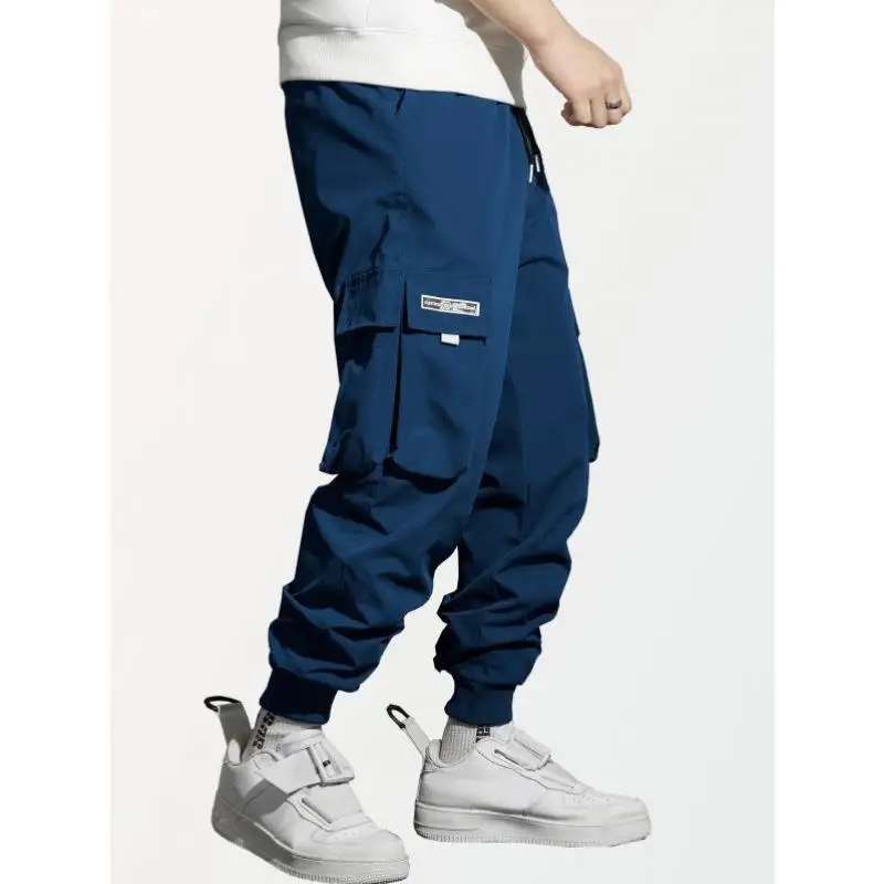 

2026 New Men's Casual Pants Multi-flap ket Cross-border Sle Straight-leg Trousers Comfortable Casual Faion Neutral